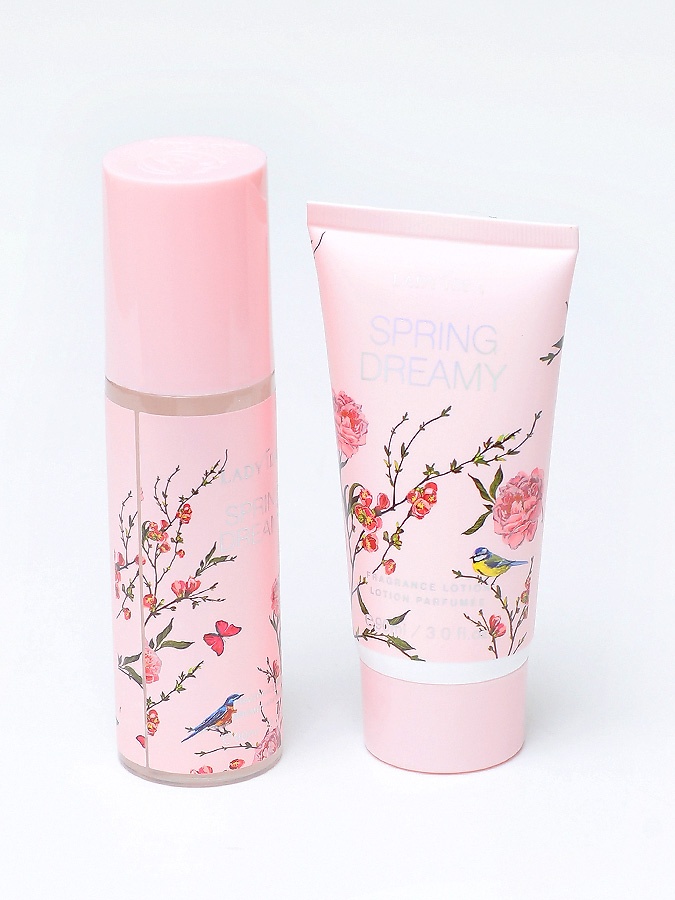 spray de corp cu sclipici victoria secret Set Spray de corp si Lotiune Spring Dramy 327-02
