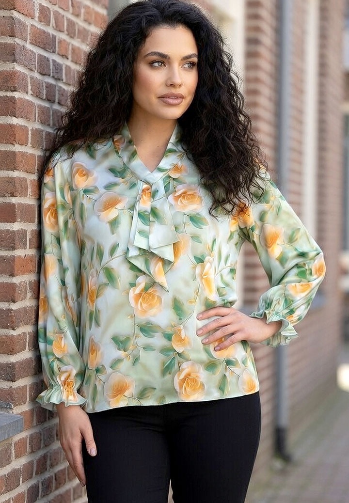 rochii din matase Bluza Din Matase Bellissima 25011-05