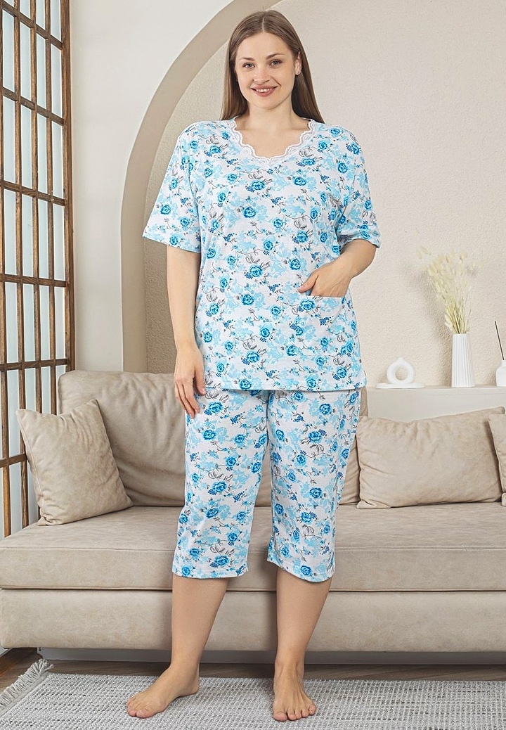 aparat masura curent Pijama Dama Masura Mare Berfin 9000-02