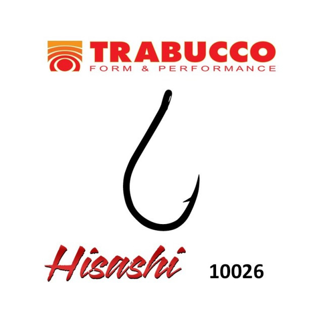 Carlige Trabucco Hisashi Chinu 10026, 15buc (Marime Carlige: Nr. 4)