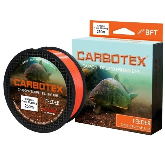 Fir Carbotex Feeder Orange 250m (Diametru fir: 0.24 mm)