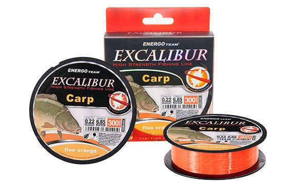 Fir EnergoTeam Excalibur Carp Fluo Orange 300m (Diametru fir: 0.25 mm)
