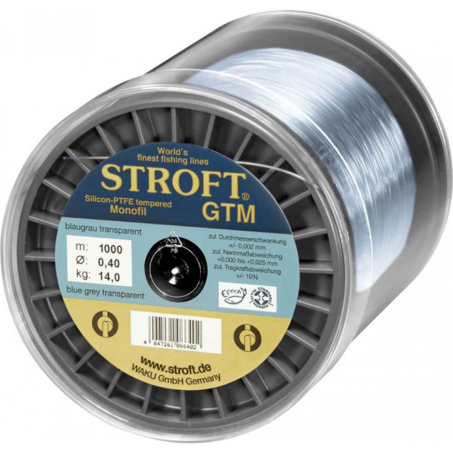 Fir monofilament Stroft GTM, transparent, 1000m (Diametru fir: 0.20 mm) pescar-expert.ro