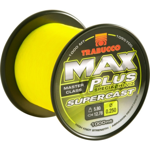 Fir monofilament Trabucco, Max Plus Line Supercast, 1000m (Diametru fir: 0.32 mm)