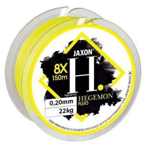 Fir textil Jaxon Hegemon 8X galben fluo, 150m (Diametru fir: 0.20 mm) Jaxon imagine 2022