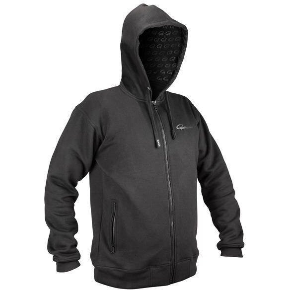 Hanorac Gamakatsu cu gluga, negru (Marime: XL) Gamakatsu