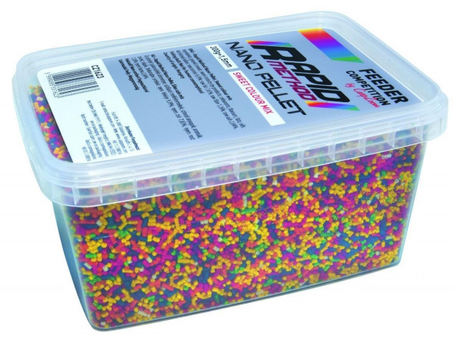 Nanopelete Carp Zoom Feeder Competition Rapid Method Nano 1.50mm, 300g (Aroma: Sweet Colour Mix)