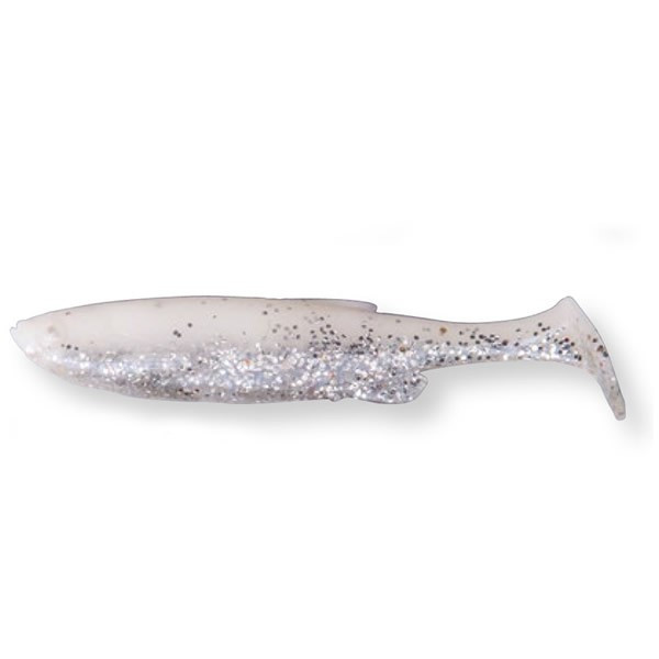 Shad Fat T-Tail Minnow White Silver 10.5cm / 11g / 4 buc/plic Savage Gear