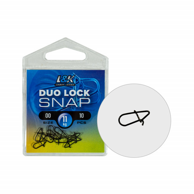 Agrafe prindere rapida L&K Duo Lock Snap, 10buc (Marime Agrafe: 2)