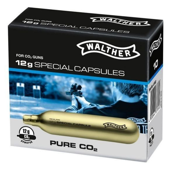 Capsule CO2 Airsoft 12g / 10buc Walther 10buc