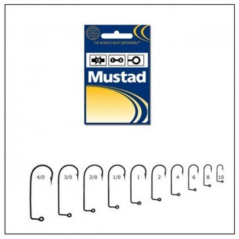 Carlig negru nichel pentru twister Mustad 100buc/plic (Marime Carlige: Nr. 3/0)