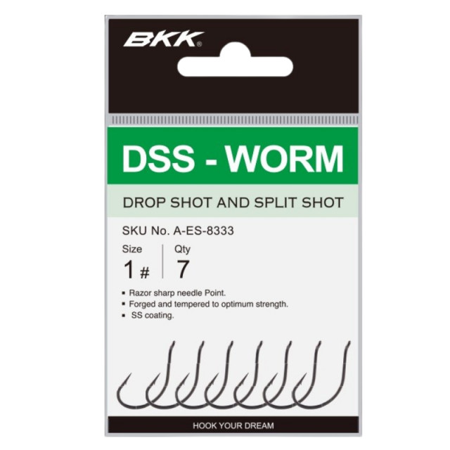 Carlige BKK DSS-Worm, 7buc (Marime Carlige: Nr. 6) 7buc