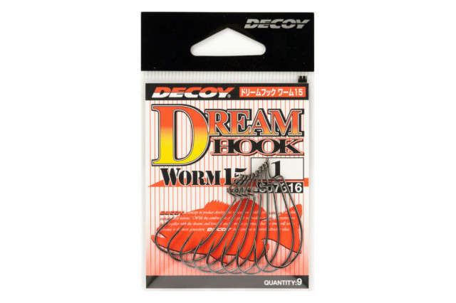 Carlige Offset Decoy Worm 15 Dream Hook (Marime Carlige: Nr. 6) Cârlige