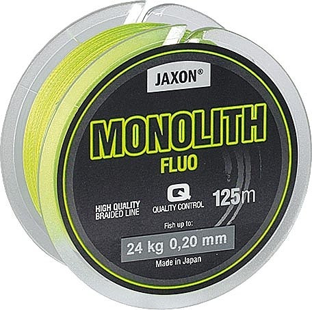 Fir textil Monolith Fluo 125m Jaxon (Diametru fir: 0.18 mm) Jaxon imagine 2022