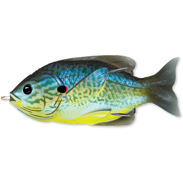 Naluca Livetarget Hollow Sunfish, culoare Blue-Yellow Pump, 7.5cm, 12g 12g