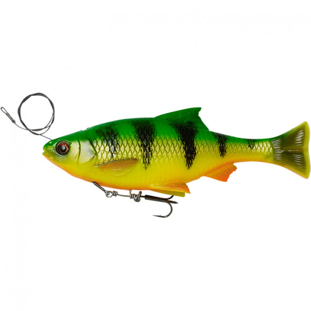 Shad Savage Gear 4D Line Thru Pulsetail Roach Firetiger 18cm, 90g 18cm