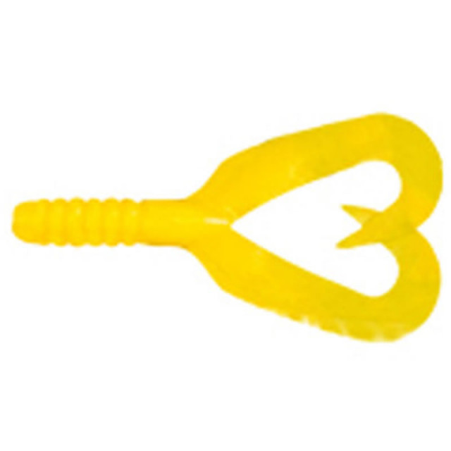 Twister Mann’s Twintail, Yellow, 4cm, 8buc 4cm