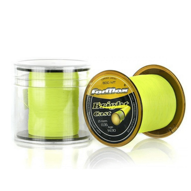 Fir Formax Bright Cast, Yellow Fluo, 600m (Diametru fir: 0.35 mm) Formax imagine 2022