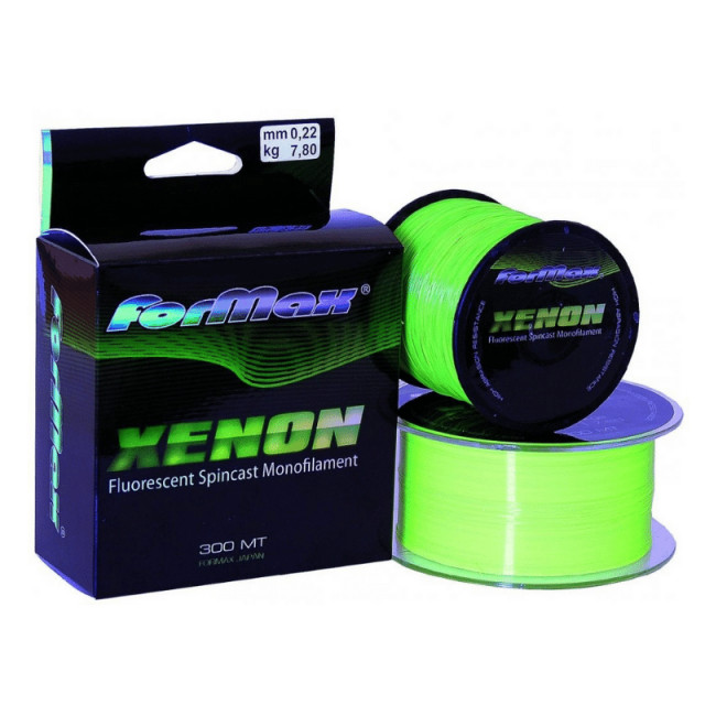 Fir Formax Carp Xenon, Verde Fluo, 300m (Diametru fir: 0.25 mm) 0.25
