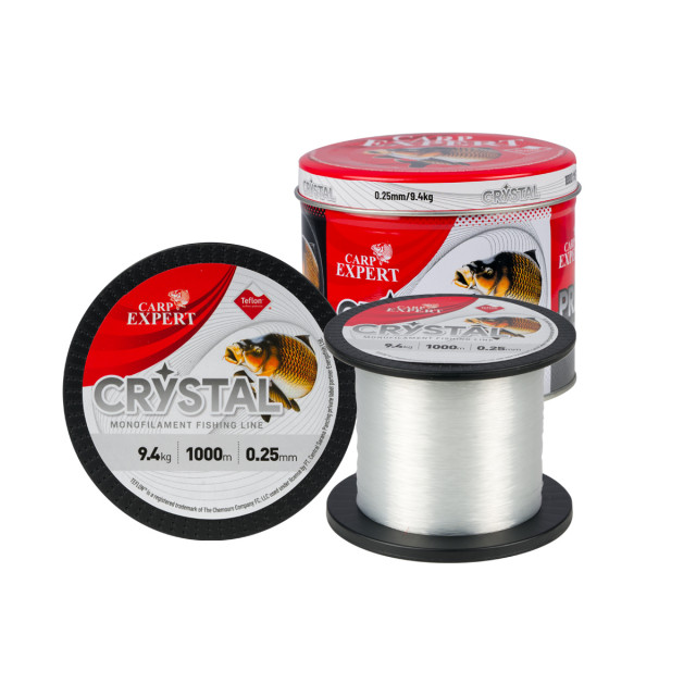 Fir monofilament Carp Expert Crystal, transparent, 300m