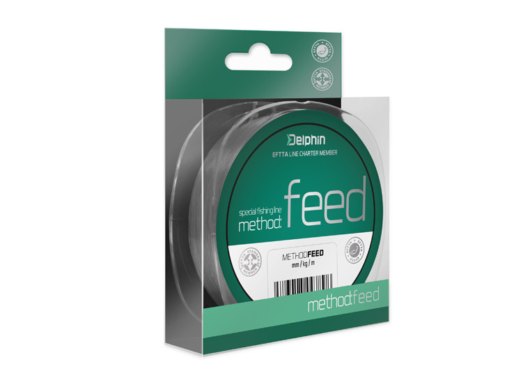 Fir Monofilament Delphin Method Feed, Gri, 1000m (Diametru fir: 0.22 mm)