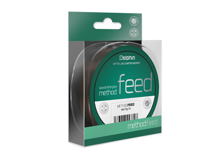 Fir Monofilament Delphin Method Feed, Maro, 500m (Diametru fir: 0.22 mm)