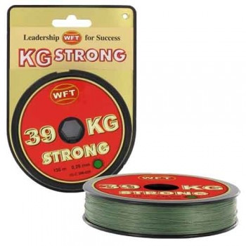 Fir textil WFT Strong, verde, 300 m (Diametru fir: 0.08 mm)