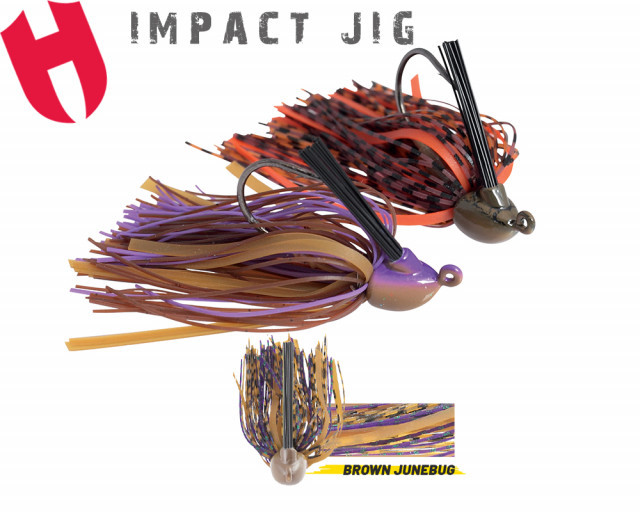 Jig Herakles Impact Jig, Brown/Junebug, 7g