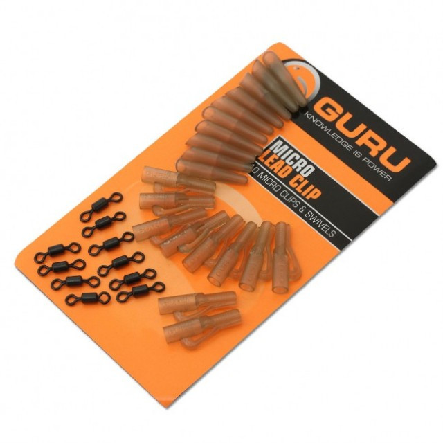 Kit Guru Micro Lead Clip and Tail Rubbers, 10buc/plic Pret Super Mic 10buc/plic