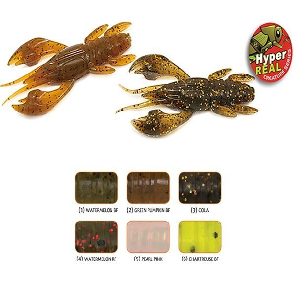 Shad ULC Crayfish Pearl Pink 5.3cm/1.7gr, 8buc/plic Rapture 5.3cm/1.7gr