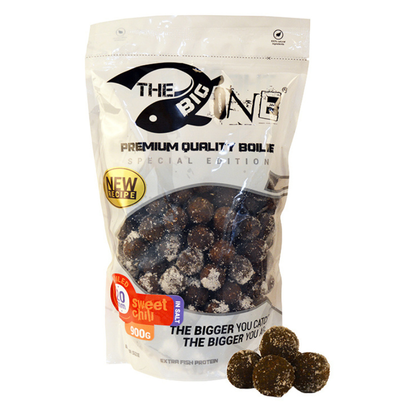 Boilies Sarat The Big One Boilie in Salt, 20mm, 900g (Aroma: Krill & Piper)