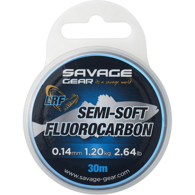Fir inaintas Savage Gear Semi-Soft Fluorocarbon LRF, transparent, 30m (Diametru fir: 0.19 mm) pescar-expert.ro imagine 2022