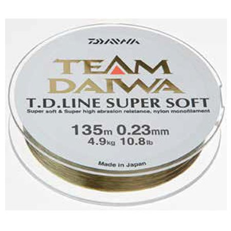 Fir Monofilament TD Super Soft Clear 135m Daiwa (Diametru fir: 0.33 mm)