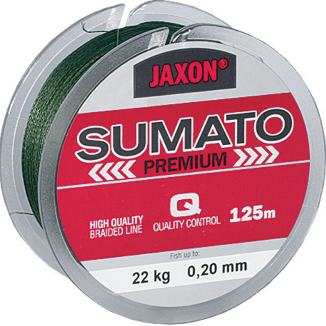Fir textil Jaxon Sumato Premium, verde, 10m (Diametru fir: 0.10 mm)