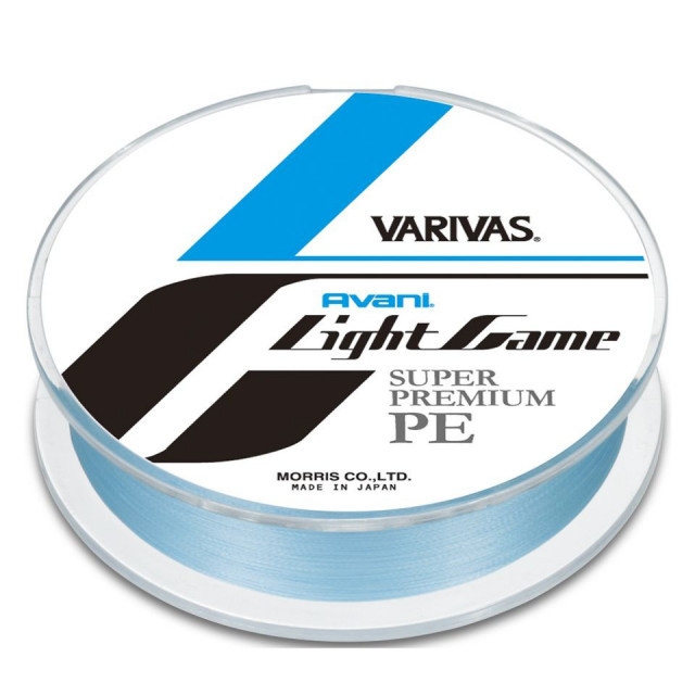 Fir textil Varivas Avani Light Game Super Premium PE X4, albastru, 150m (Diametru fir: 0.08 mm) 0.08