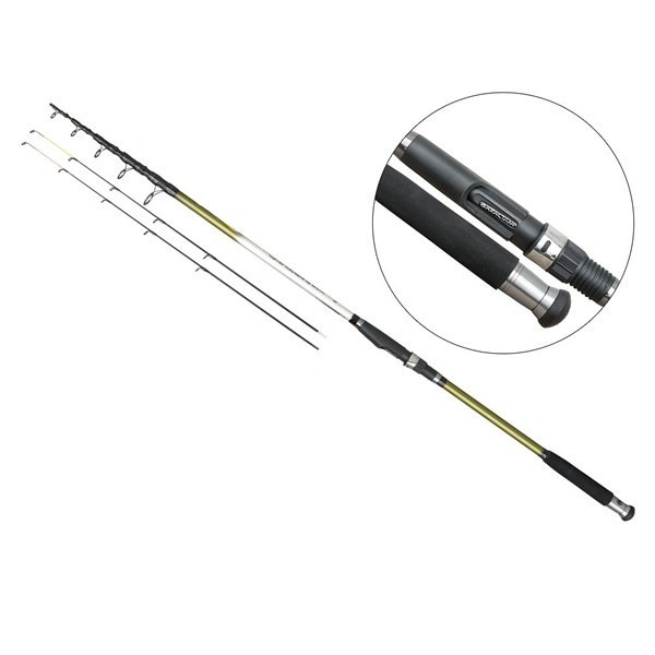 Lanseta fibra de carbon Infinity Tele Feeder 390 /80-120g / 5+2 tronsoane / Baracuda /80-120g
