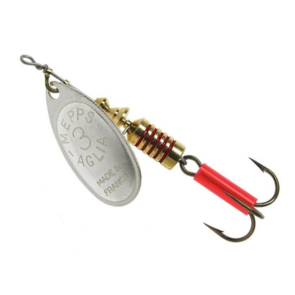Lingurita Rotativa Aglia Silver nr.4, 9g, Blister Mepps 9g)