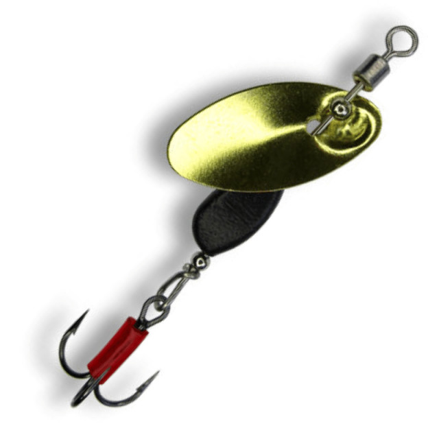 Lingurita rotativa Berti Axat Pro 1, galben-negru, 4.6g