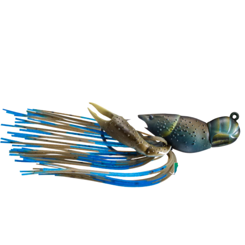 Naluca Livetarget Hollow Crawfish Jig, culoare Mud-Blue, 4.5cm, 14g 14g