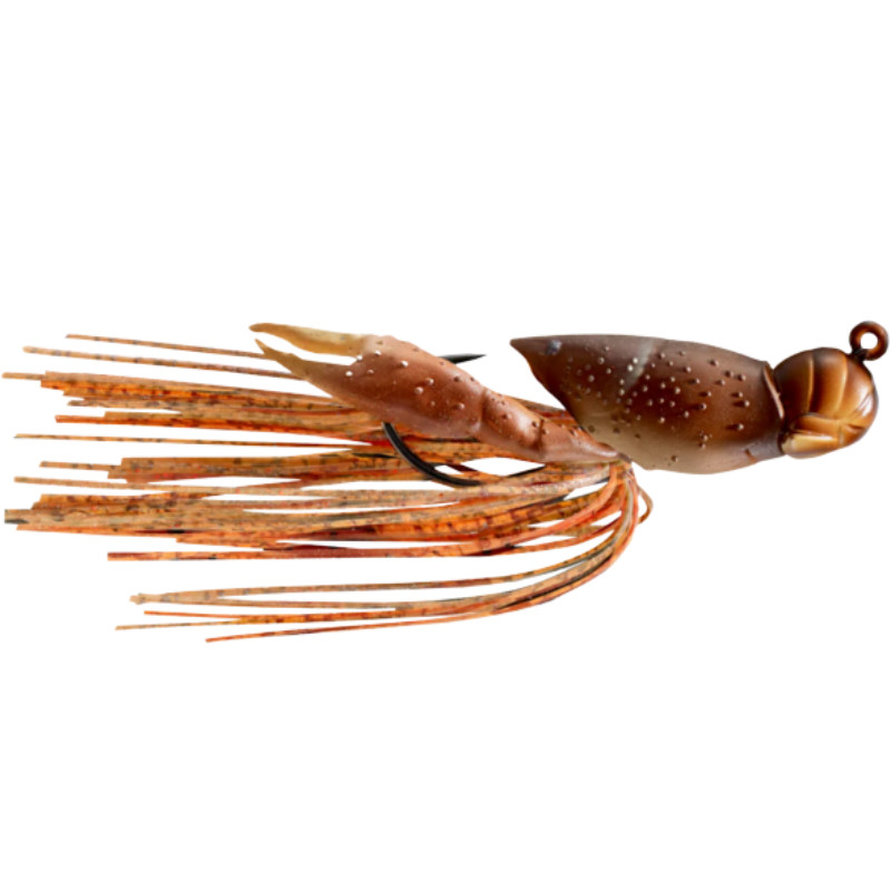 Naluca Livetarget Hollow Crawfish Jig, culoare Natural-Brown, 4cm, 11g 11g