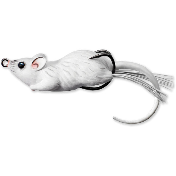 Naluca Livetarget Hollow Mouse, culoare White-White, 7cm, 14g 14g