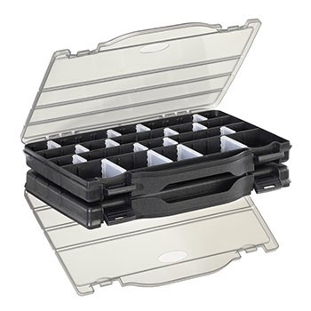 Set 2 cutii 8/32 compartimente ajustabile 76X186X59mm Plastico Panaro 76X186X59mm