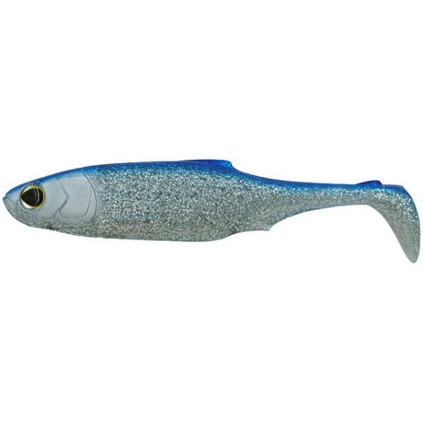 Shad Submission Blue Chrome 13cm, 3buc/plic Biwaa 13cm