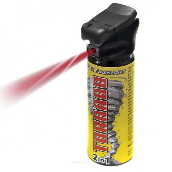 Spray autoaparare Tornado cu lanterna, 50ML ESP