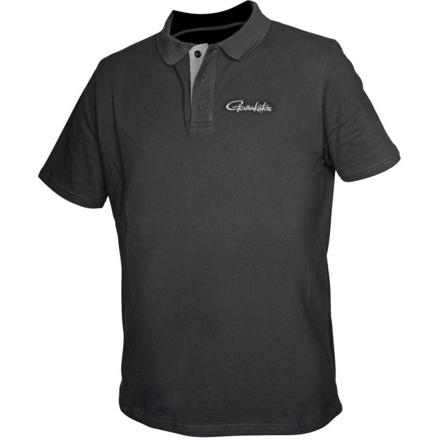 Tricou Polo Negru Gamakatsu (Marime: XL) camasi
