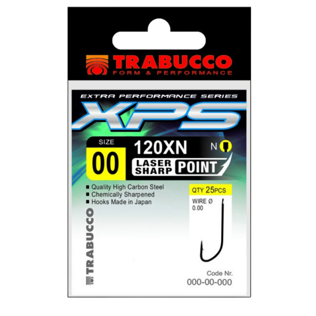 Carlige Trabucco XPS 120XN, 25 buc (Marime Carlige: Nr. 10)