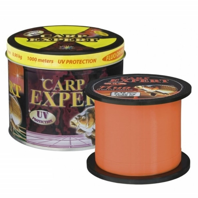 Fir Carp Expert UV Fluo- Orange 1000m Cutie Metalica