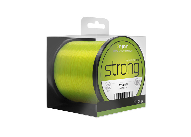 Fir Monofilament Delphin Strong Carp, Galben, 300m (Diametru fir: 0.35 mm)