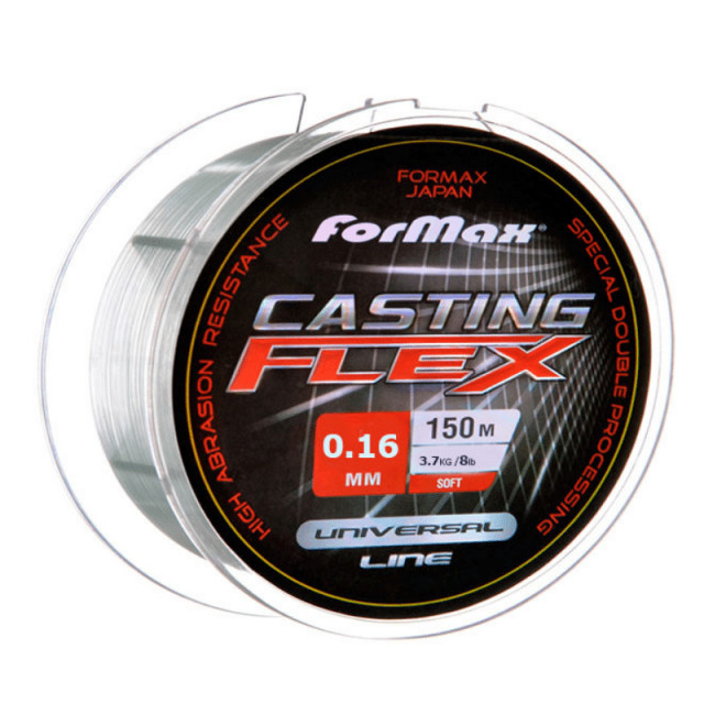 Fir monofilament Formax Casting Flex, transparent, 150m (Diametru fir: 0.16 mm) Formax
