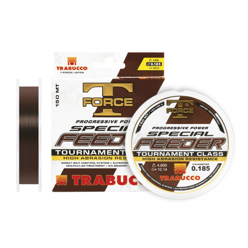 Fir Monofilament Trabucco T-Force Special Feeder, Dark Brown, 150m (Diametru fir: 0.20 mm)